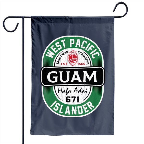 Hafa Adai Vintage Guam Garden Flag-image