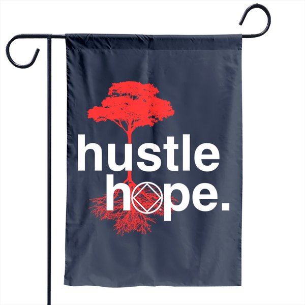 Hustle Hope Na Symbol Narcotics Anonymous Na Gifts Garden Flag