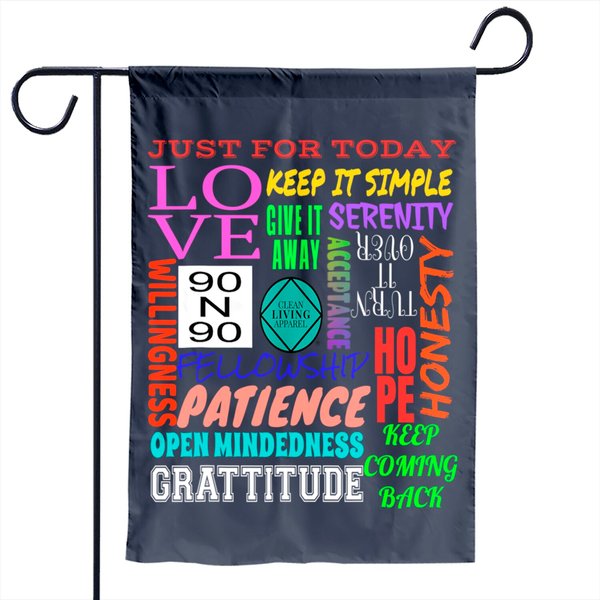 Spiritual Principles Narcotics Anonymous Gift Garden Flag Na Aa-image