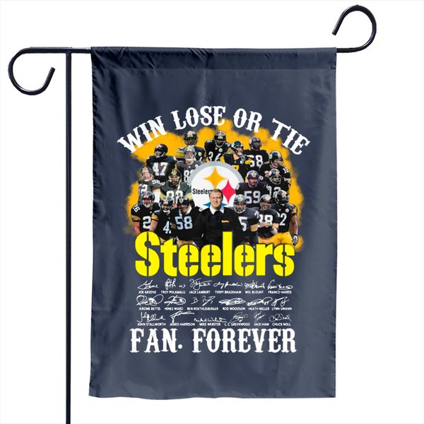 Win Lose Or Tie Fan Forever Garden Flag