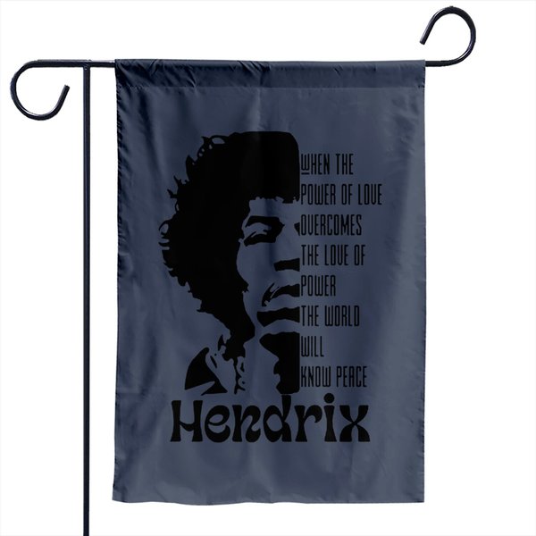 Jimi Hendrix Quote Garden Flag-image