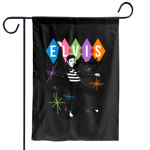 Elvis Presley Official Dancing Star Garden Flag-image