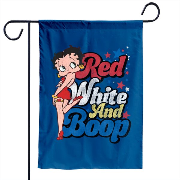 Red White And Boop Betty Boop Garden Flag-image