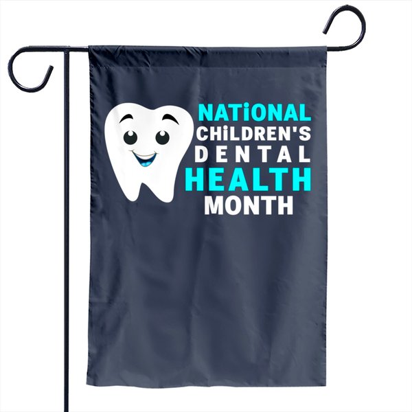 Dental Health - National Children's Dental Health Month Garden Flag