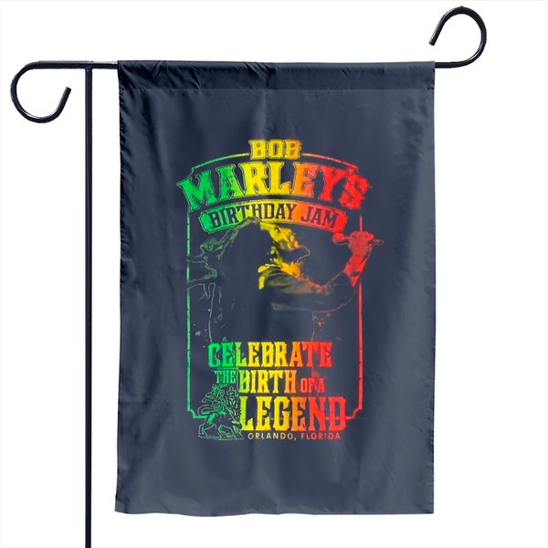 Bob Marley's Birthday Garden Flag-image