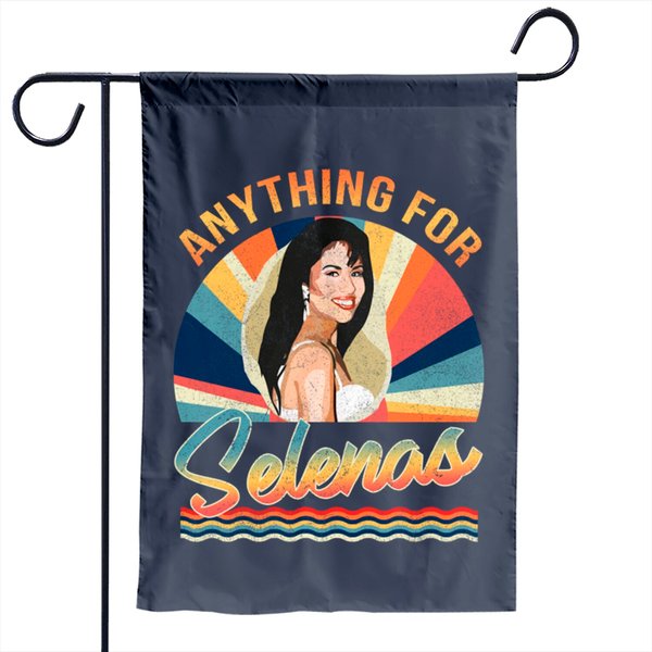 Vintage Anything For Selenas Lovers Selena Quintanilla - Anything For Selena - Garden Flag-image