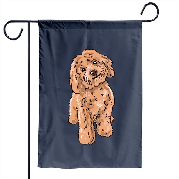 Cockapoo Dog Garden Flag-image