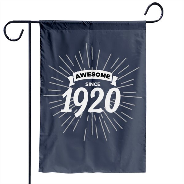 Awesome Since 1920 Garden Flag-image