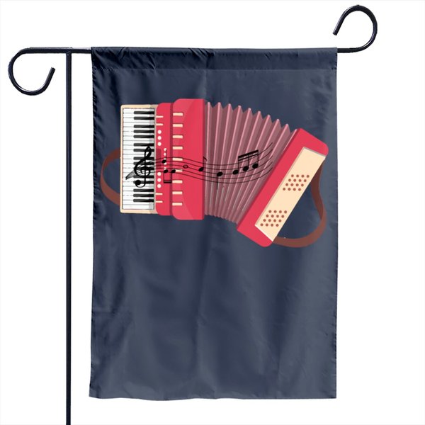 Air Accordion Graphic Garden Flag-image