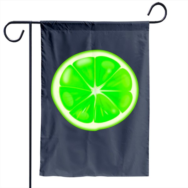 Lime Slice Garden Flag-image