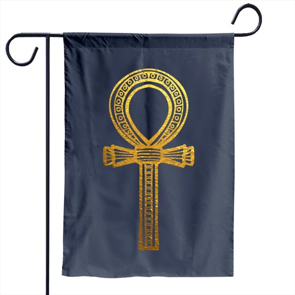 Ankh - Egyptian Hieroglyphics - Ancient Egypt Garden Flag-image