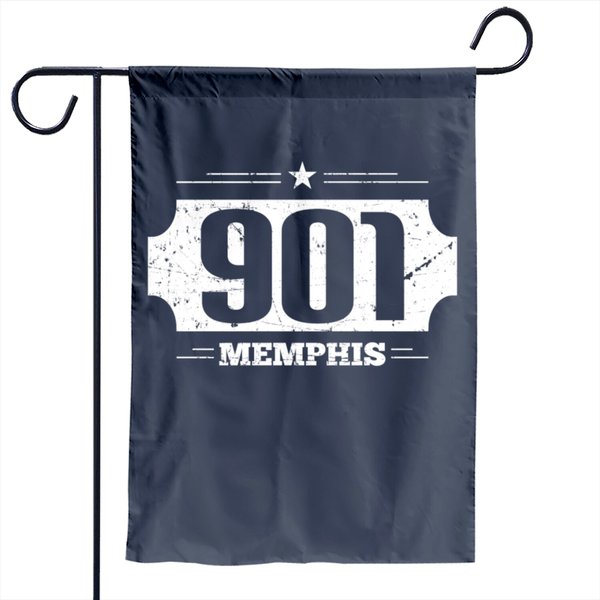 901 Memphis Area Code Garden Flag Garden Flag-image