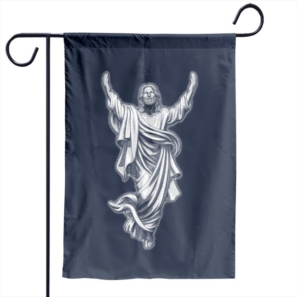 Ascension Of Jesus Christ Garden Flag