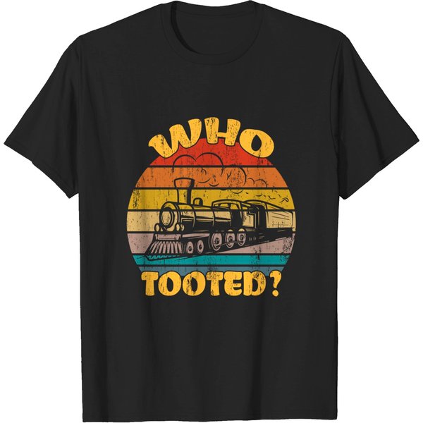 Railroad Who Tooted Trains Railway Workers T-Shirt-image