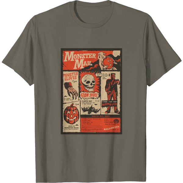Vintage Horror Movie Poster Horror Terror Old Time T-Shirt-image