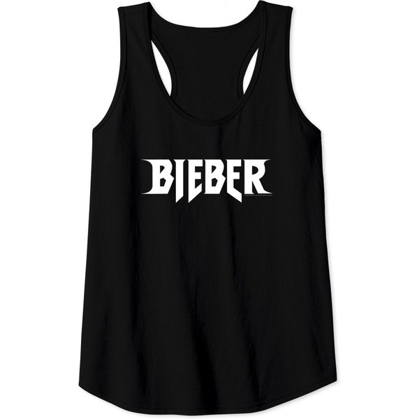 Justin Bieber Official Logo Tank Tops-image