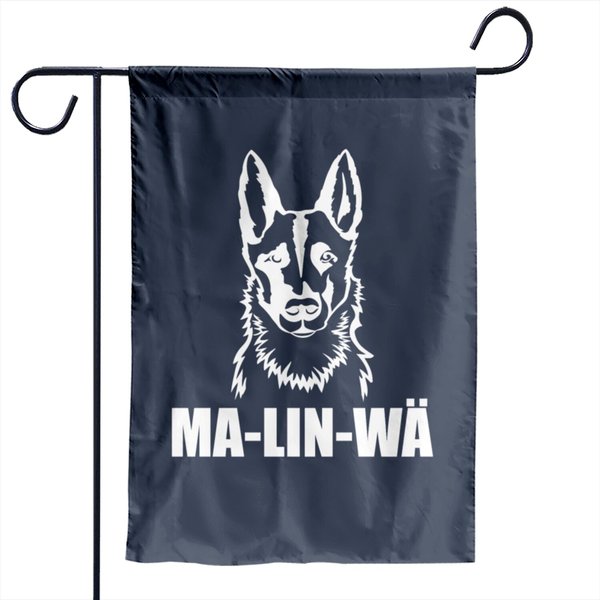 Malinois Belgium Origin Homeland Gift Patriot Garden Flag-image
