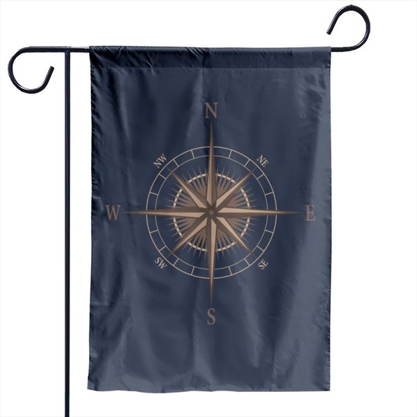Compass Garden Flag-image