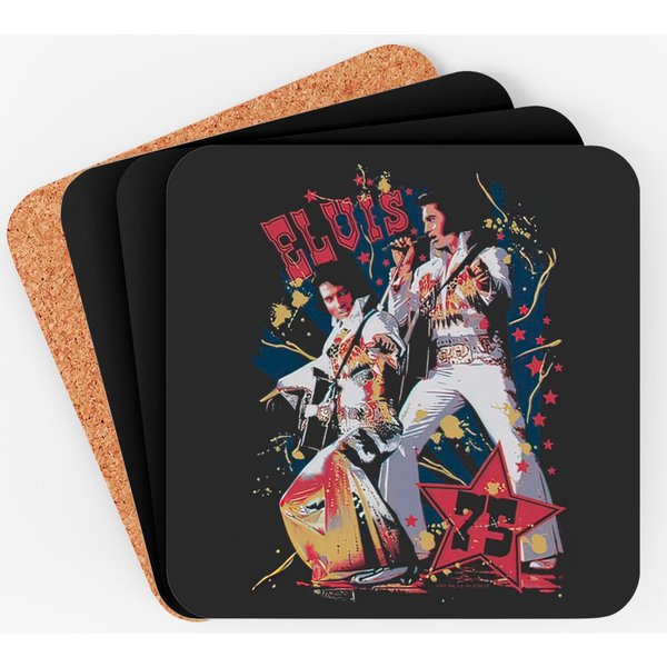 Elvis Presley Eagle Elvis Adult Regular Fit Coaster-image