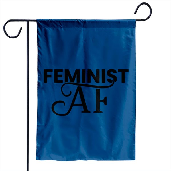Feminist Af Garden Flag-image