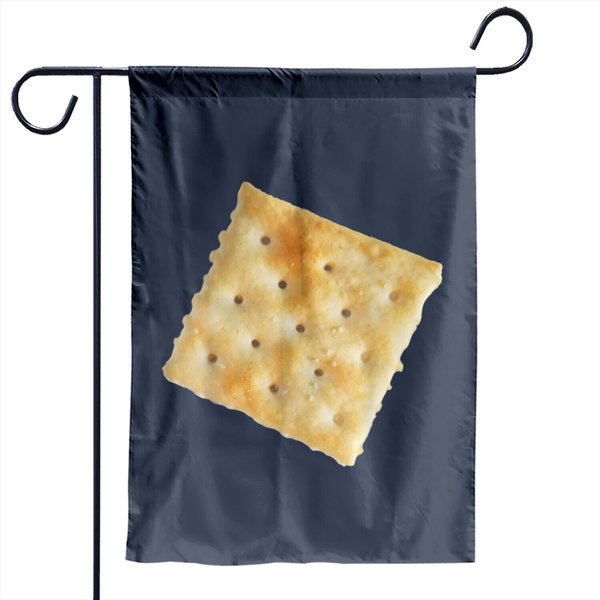 Dry White Cracker Garden Flag-image