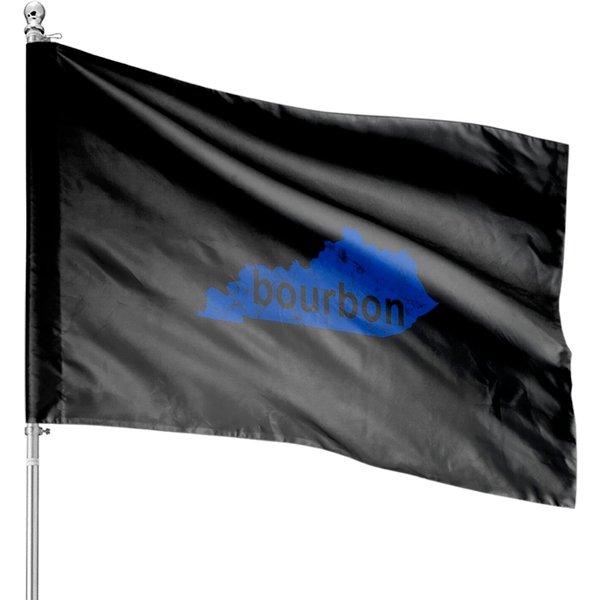 Kentucky Bourbon House Flag Distressed Ky Home Of Bourbon House Flag-image