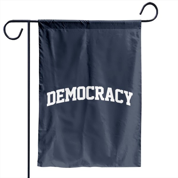 Mens Democracy Vintage Sports Arch Souvenir Garden Flag-image