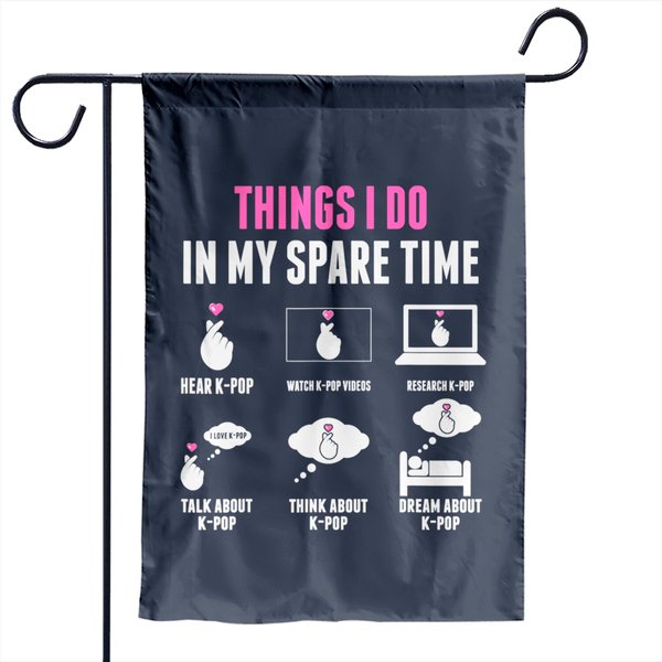 Bts Things I Do In My Spare Time Kpop Garden Flag-image