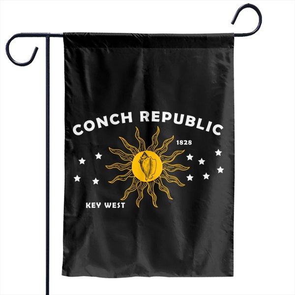 Florida Keys Conch Republic Duval Street Floridian West Buoy Garden Flag-image