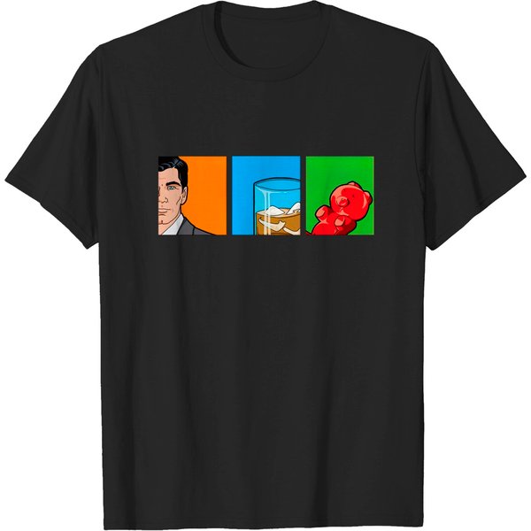 Scotch And Gummy Bears - Archer - T-Shirt-image