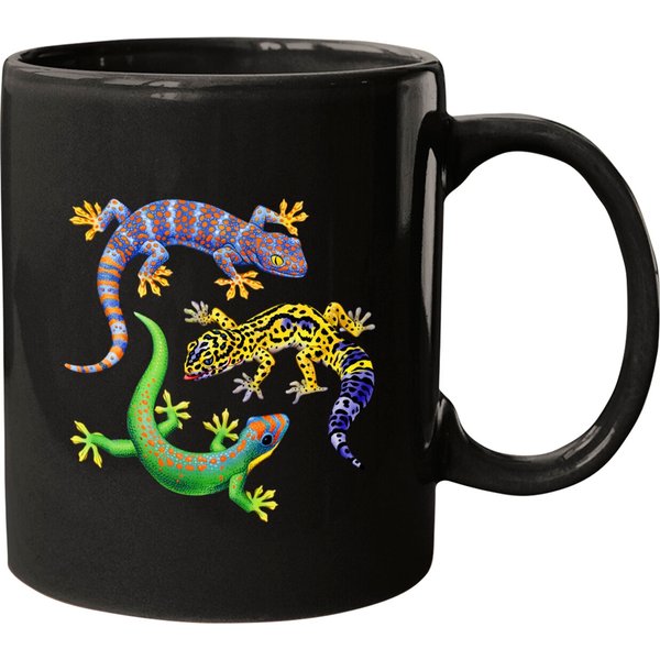 Lizard Mugs Cute Gecko Wildlife Lizard-image