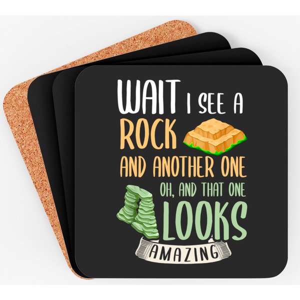 Joke Rock Collector Geology Gift Coaster