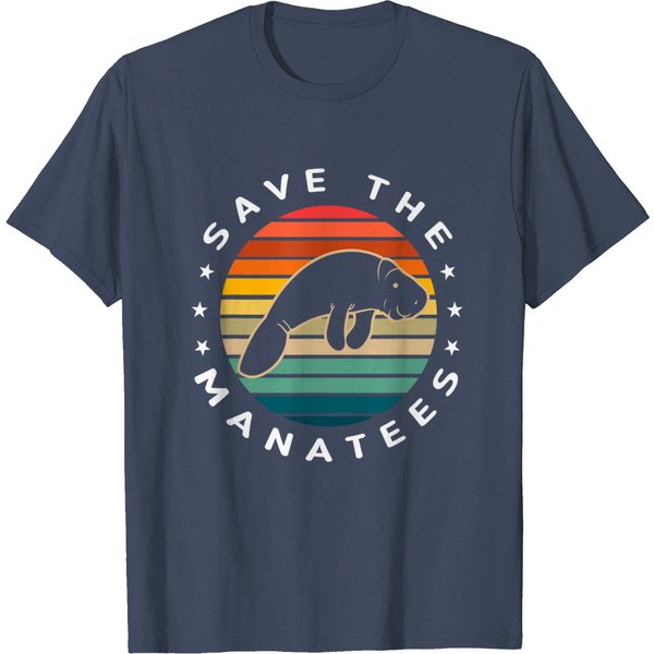 Save The Manatees Dugong Sea Cows T Shirt-image
