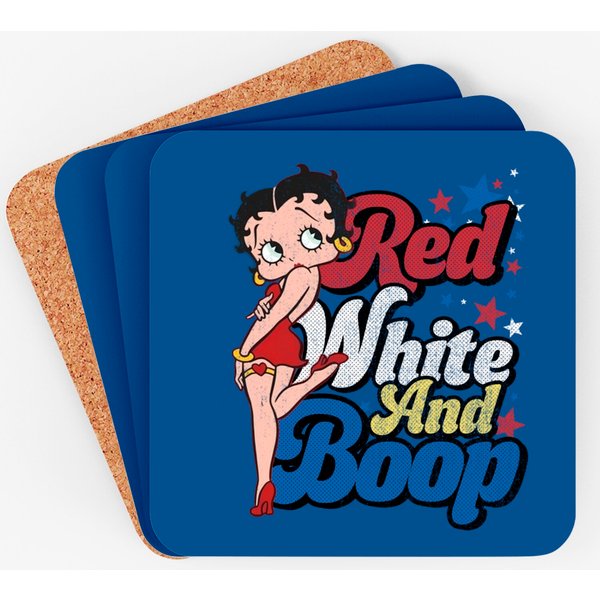 Red White And Boop Betty Boop Coasters-image