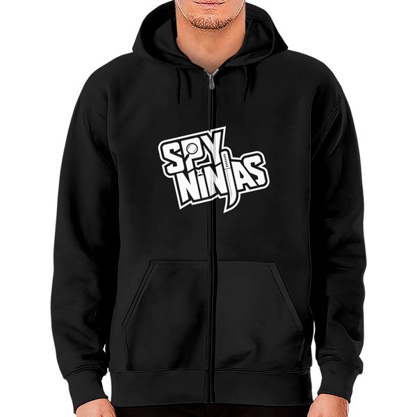 Spy Gaming Ninjas - Game Wild With Clay Style Zip Hoodies-image