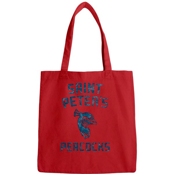 Saint Peters University Official Saint Peters Peacocks Logo Bags