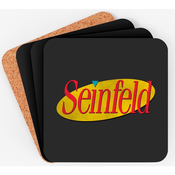 Seinfeld Colorful Original Logo Coasters-image