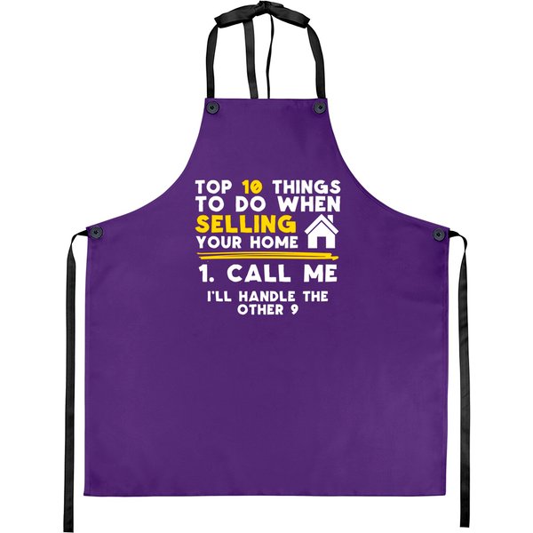 Realtor Apron, Real Estate Agent Call Me Aprons-image