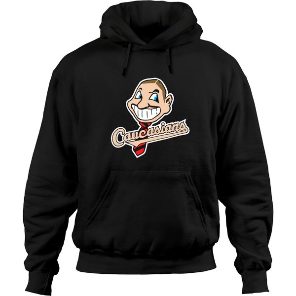 Caucasian Hoodies Caucasians The Original Satire Mascot