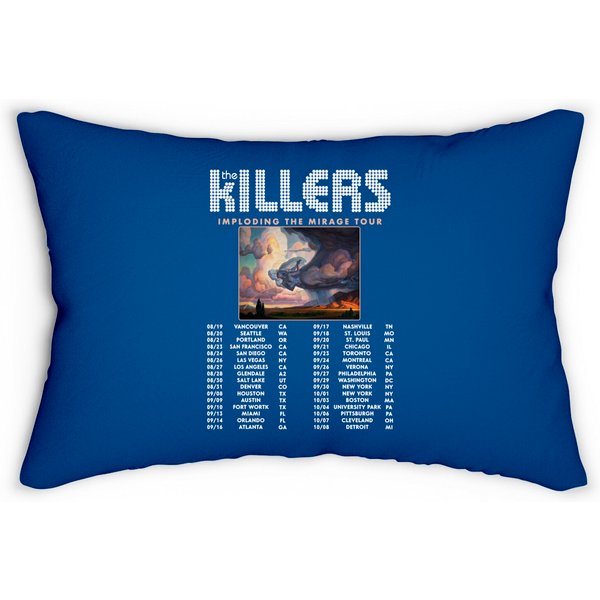 The Killers Imploding The Mirage Tour 2022 Lumbar Pillows-image
