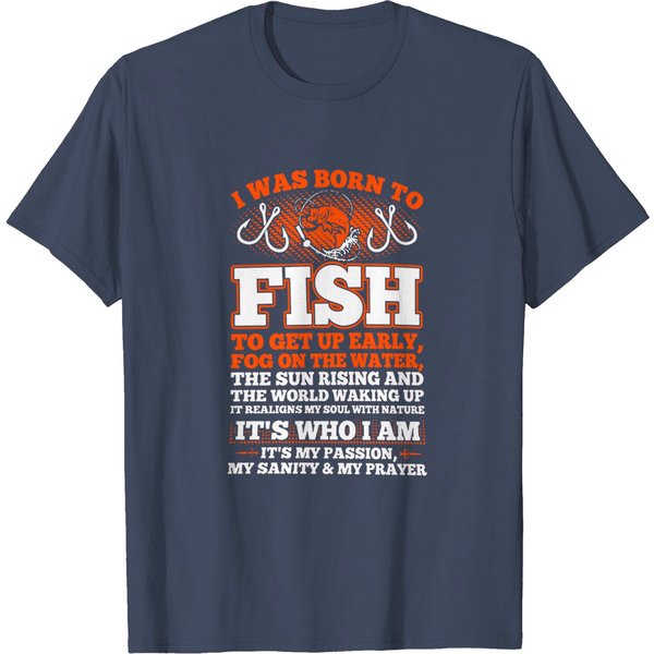 I Was Born To Fish Shirts-image