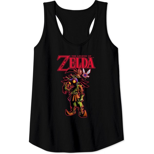 Zelda Majora's Mask Portrait Tank Tops-image