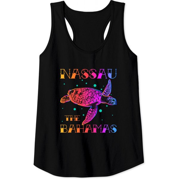 Nassau Bahamas Sea Turtle Tank Top-image