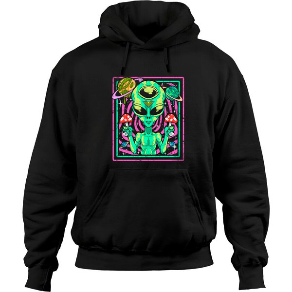 Trippy Space Hoodies Alien-image
