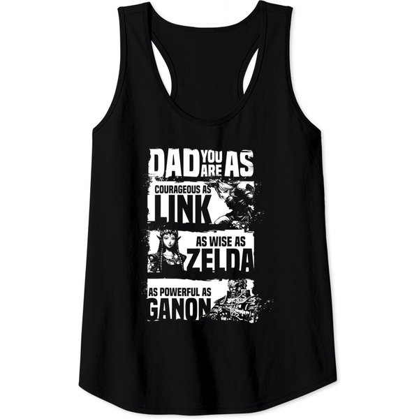 Nintendo Legend Of Zelda Dad You Are As Graphic Tank Tops-image