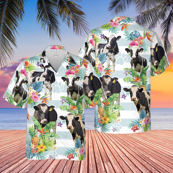 Cattle Lovers Hawaiian Shirts - Farm Hawaiian Shirts-image