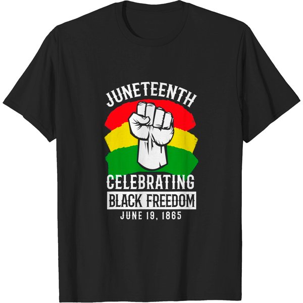 Celebrating Black Freedom June 19, 1865 Juneteenth T-Shirt-image