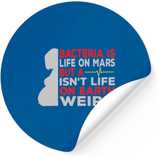 Tom Macdonald Bacteria Is Life On Mars But A Heartbeat Isn't Life On Earth Sticker.-image