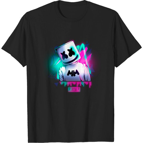 Marshmello \ Neon Sound - Marshmello - T-Shirt-image