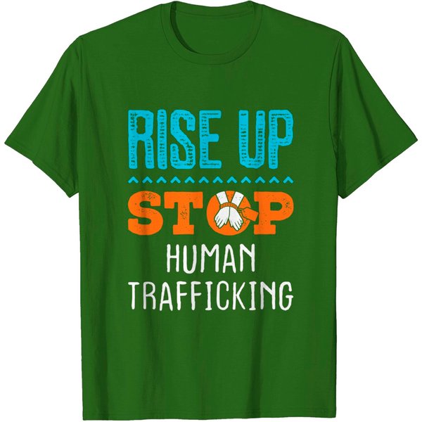 Rise Up Stop Human Trafficking Save Our Children Child T-Shirt-image